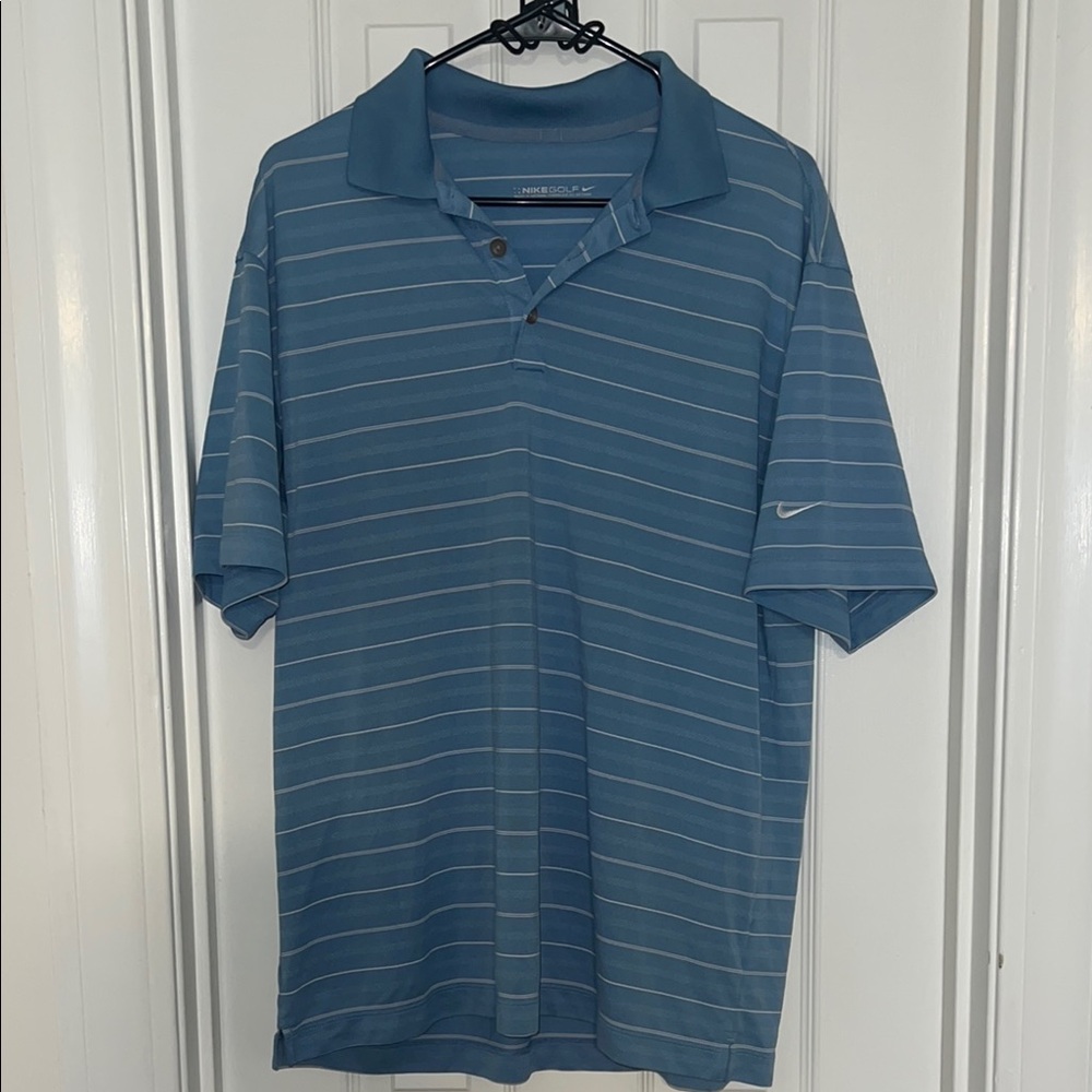 Nike Men's Blue Polo Shirt